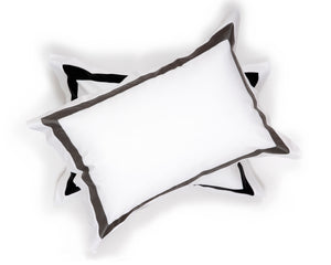 Wide Colored Bordered Pillowcase 500TC