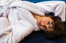 Load image into Gallery viewer, Luxury Bathrobe with Zodiac Sign