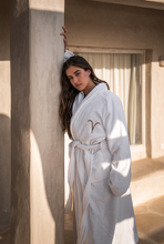 Load image into Gallery viewer, Luxury Bathrobe with Zodiac Sign